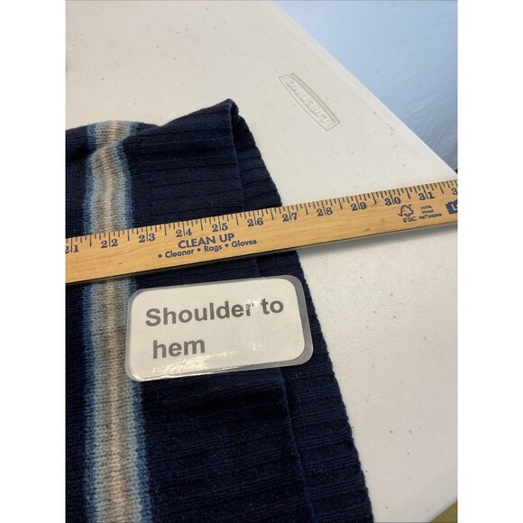 VTG J. Crew Sweater Men's S‎ Oarsman Striped Wool Grunge  90s Y2K Prep Ivy - Picture 8 of 9